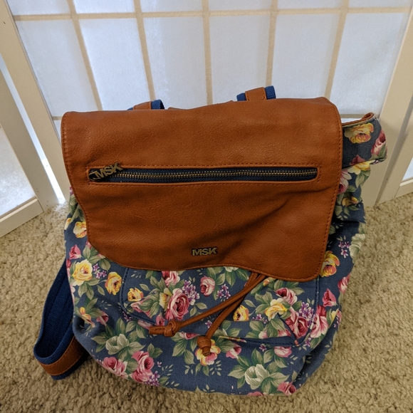 MSK Floral Backpack - Picture 8 of 8